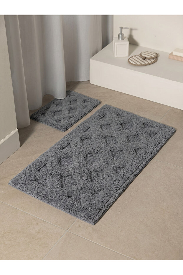 Marbo 2-Piece Bathroom Mat Set 60X100 cm & 60X50 cm