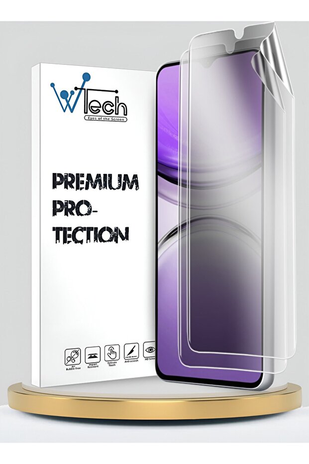 Oukitel C2 4G 2025 Premium Hydrogel Anti Spy Film Thin and Flexible 2 Pack Clear