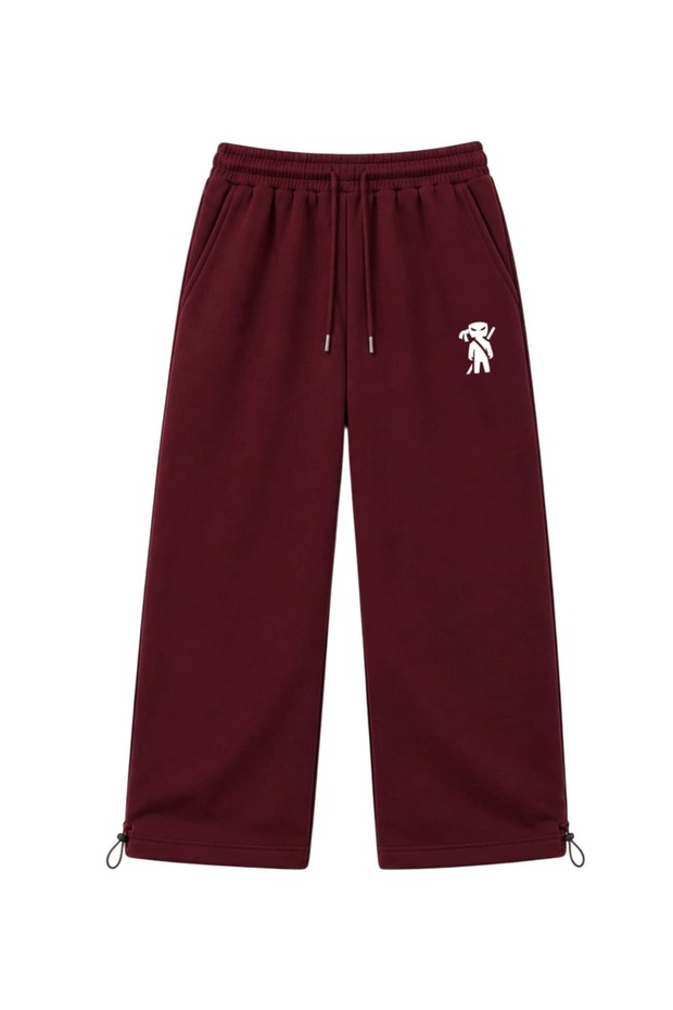 Street Alien Embroidered Adjustable Leg Premium Baggy Sweatpants