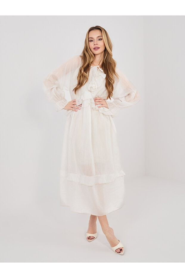 Rochie Dama Bej - 1