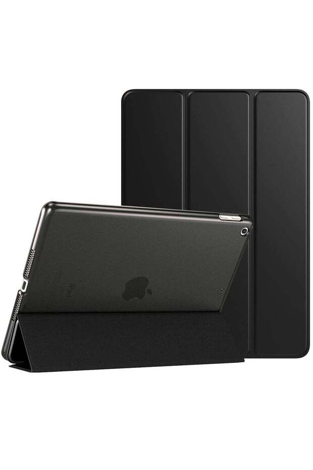 iPad 10.2 Case - Slim Translucent Hard PC Protective Smart Cover with Stand