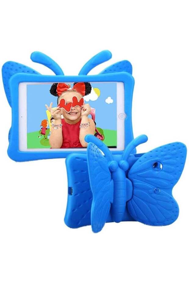 iPad Mini Case for Kids, Cute Butterfly Wing Double as Stand Light Weight Kid-proof Durable EVA Foam Protective Tablet Bumper Cover