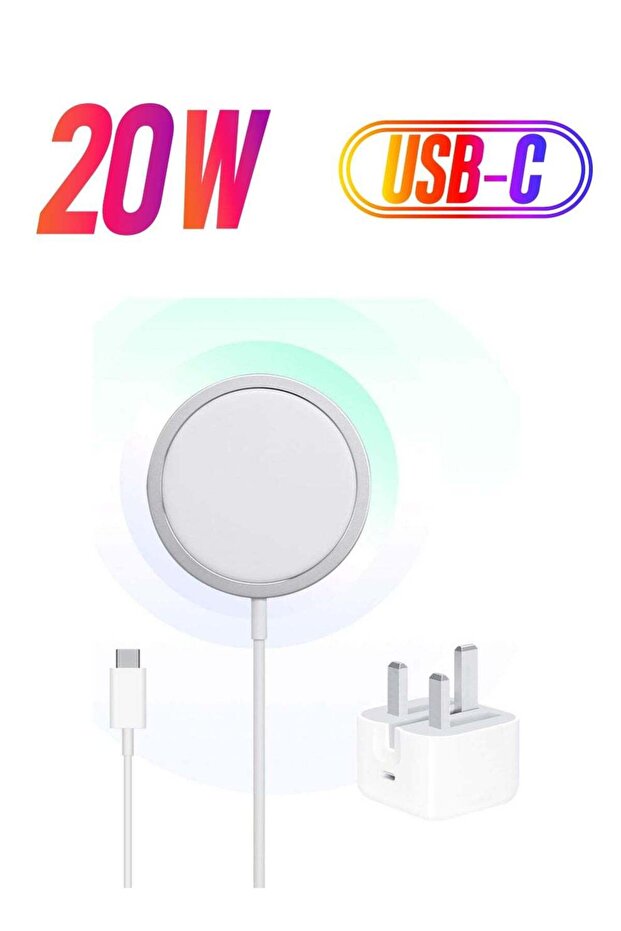 20W Foldable Fast Charging Wall Adapter Compatible with Apple iPhone 12 Pro Max/11 Pro Max/SE, iPad