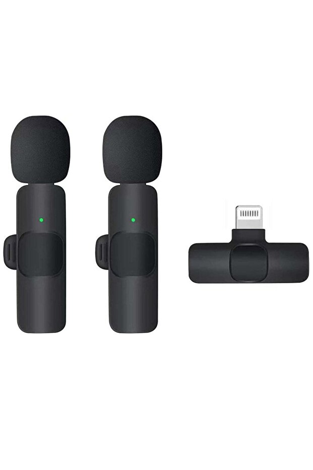 Wireless Lavalier Microphone for iPhone iPad, Plug and Play Mini Mic for YouTube TikTok Live Streaming