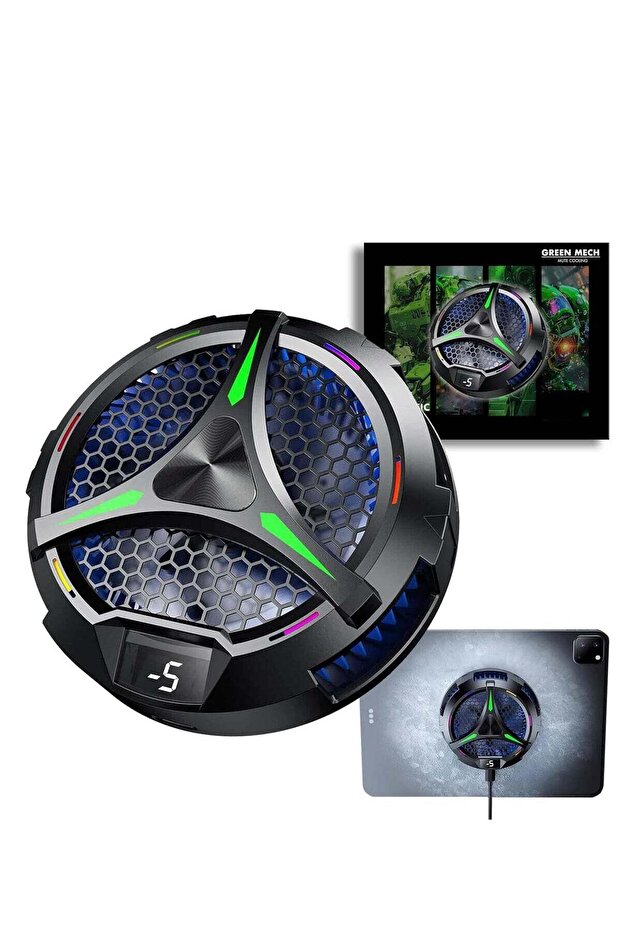Magnetic Tablet Cooler – High-Performance Cooling Radiator with Temperature Display – Universal Cooling