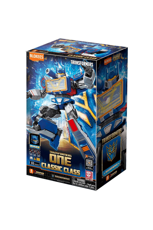 Transformers One Classic Class: Soundwave, 85 Pieces