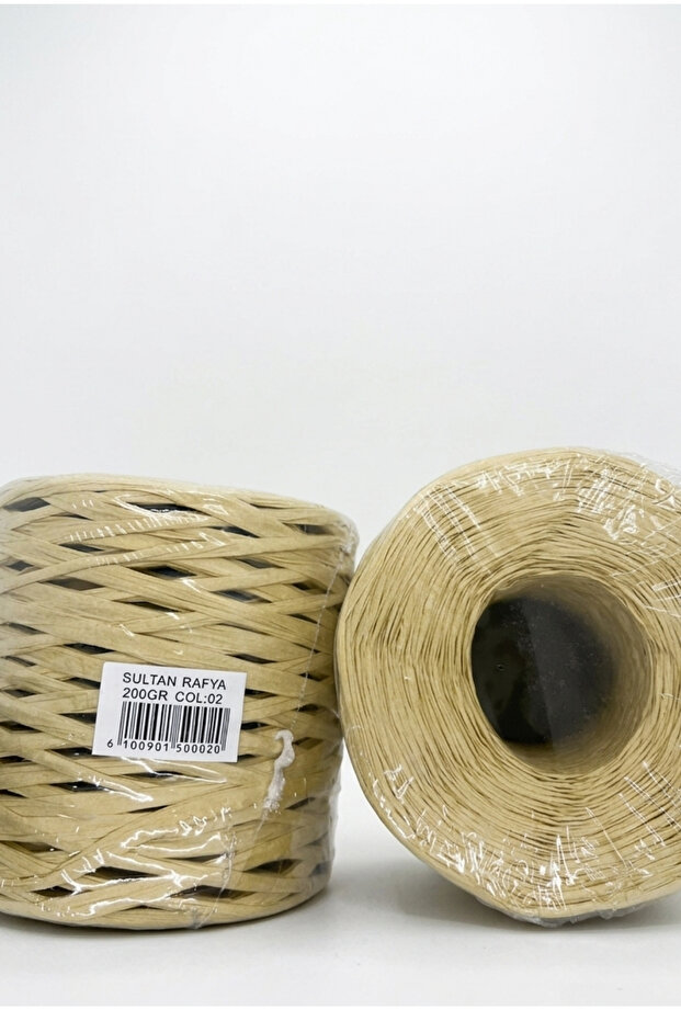 1 Piece of Brown Imported Raffia Capit String 200 Gram Bag Hat String - 02
