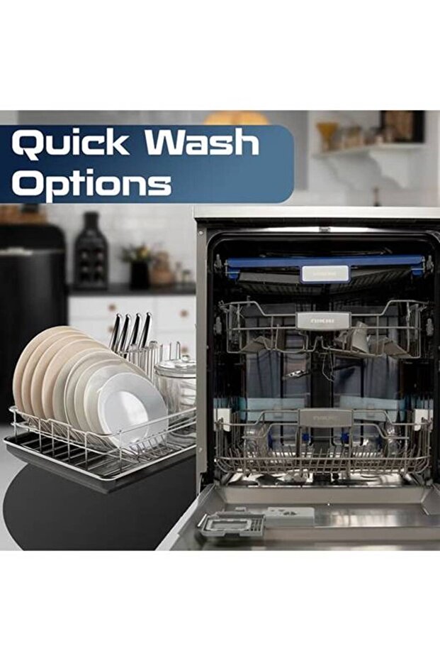 Dishwasher, 14 Place Settings, 8 Programs, Silver - 4