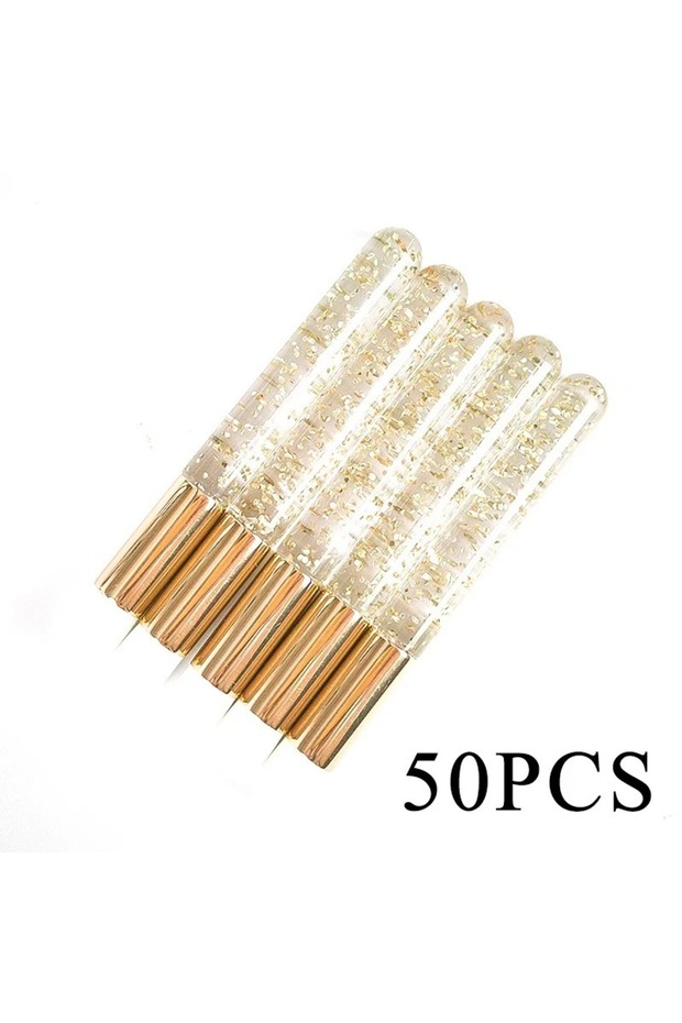 A0219-Gold 50pcs Wholesale 30/50pcs Brushes Nose Cleaning Brushes Eyelash Eyelash for Shampoo Extens