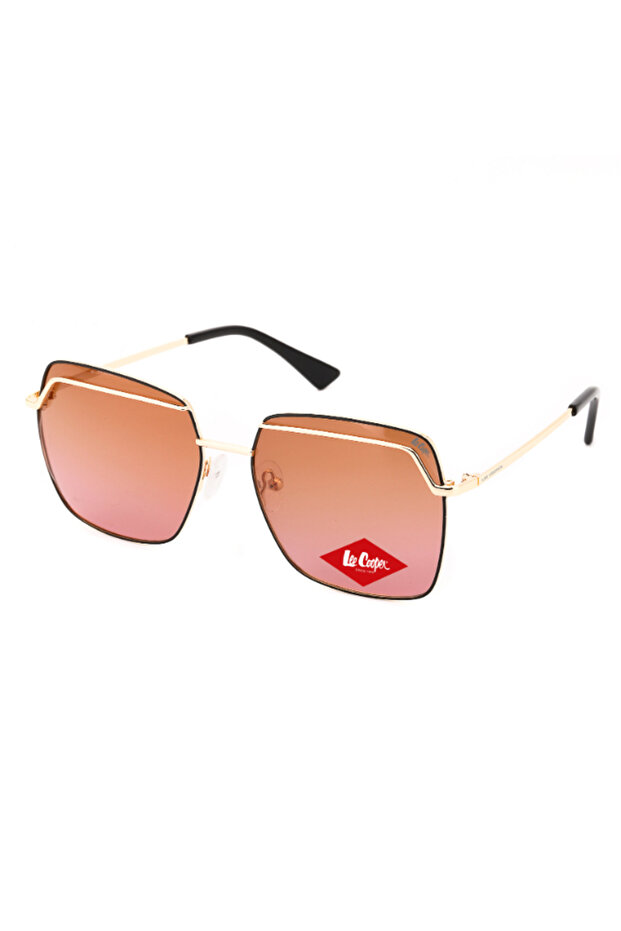 Women Polarized Sunglasses Black Mirror Lens - LCW10809C1