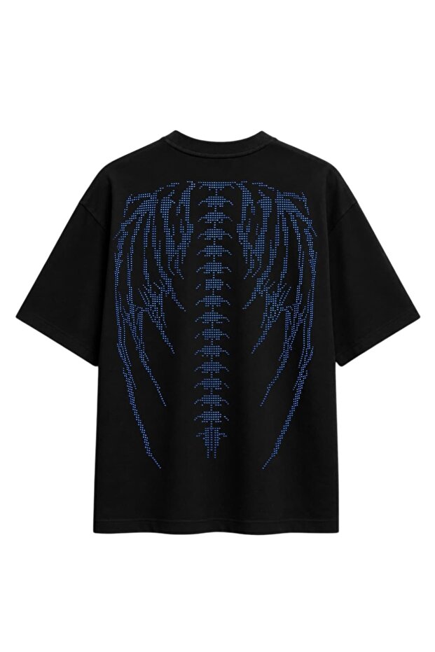 Stoned Winged Oversize Premium T-Shirt