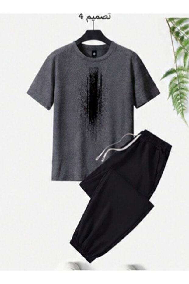 Summer Collection New Arrival T-Shirt & Shorts Set Printed Pattern Lightweight & Cool Fabric for All-Day Comfort