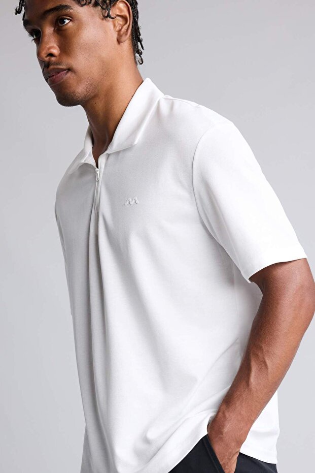 Boxy Fit Short Sleeve Polo T-Shirt H4153Ax26Au