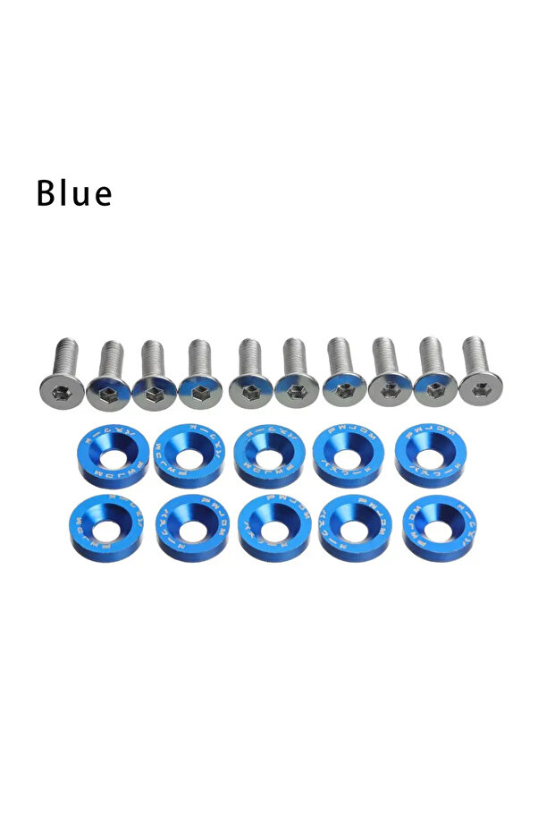 مجموعة واحدة من مسامير التثبيت الزرقاء للسكوتر مع حلقات التثبيت لـ Dualtron 1 2 3 Thunder Eagel