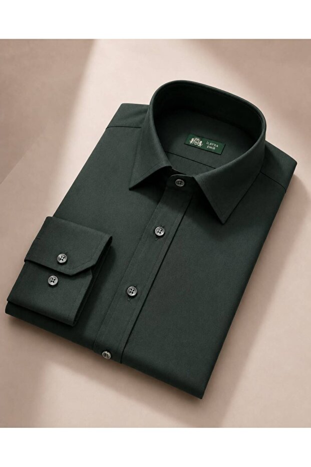 Luxury Men's Cotton Classic Cut Long Sleeve Shirt