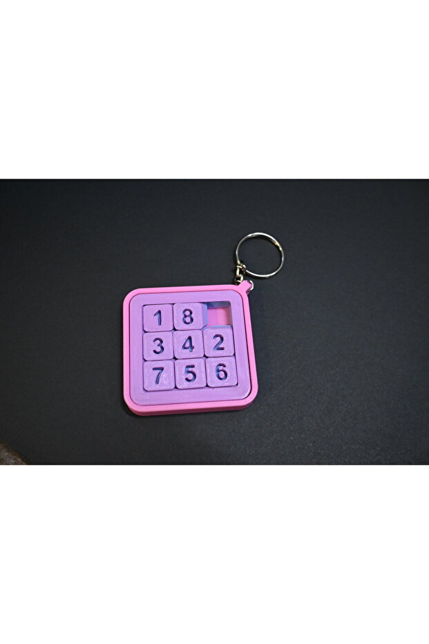 Pembe Bulmaca Anahtarlık