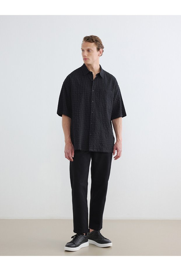 Vizyon New Season Standard Fit Gabardine Men's Trousers