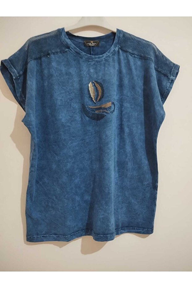 Summer Washed, Stone-Washed 95% Cotton Anti-Sweat, Fabric, Stylish Blouse