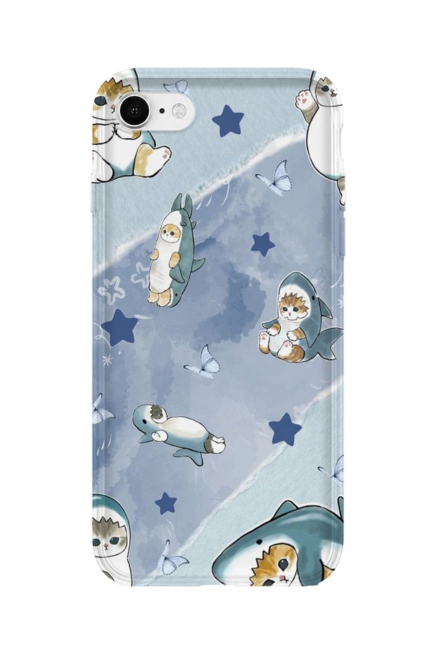 iPhone Se Compatible Printed Transparent Phone Case | Collection: Cute Animals