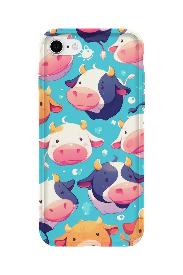 iPhone Se Compatible Printed Transparent Phone Case |   Collection: Cute Animals