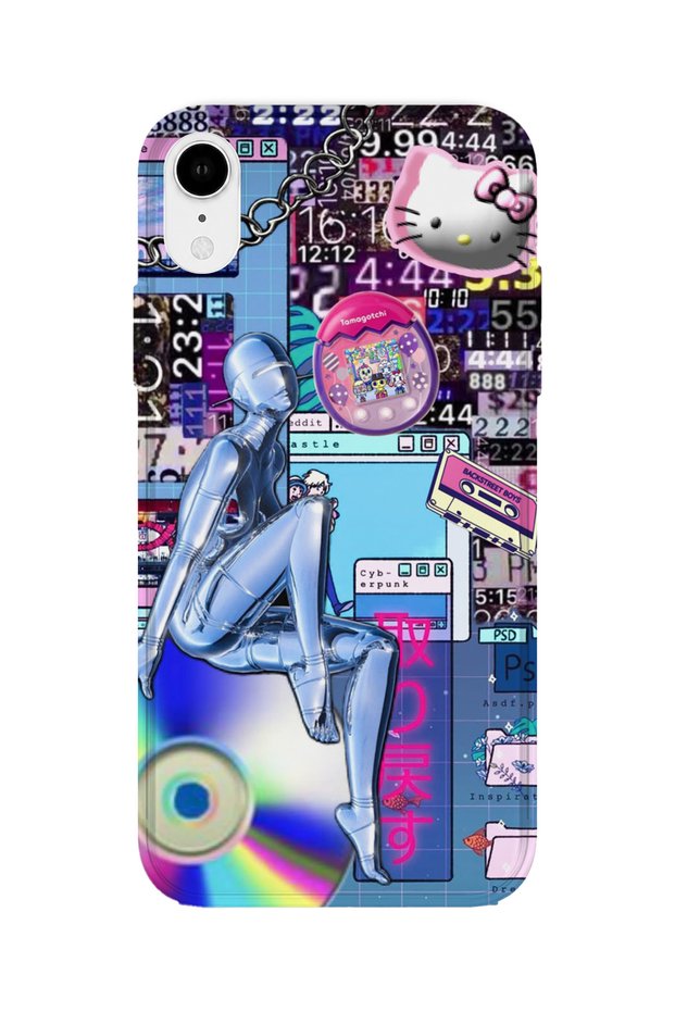 iPhone Xr Compatible Printed Transparent Phone Case | Collection: Neondream District