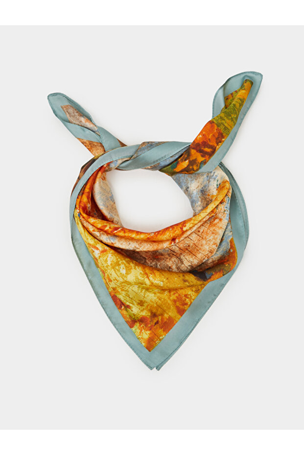 Multi Abstract Print Scarf