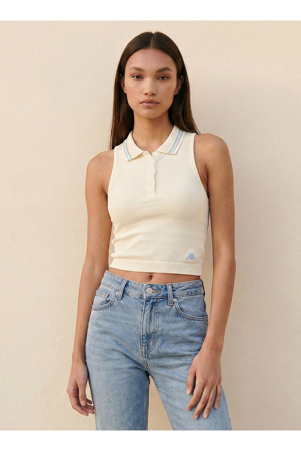 Sleeveless Polo T-shirt