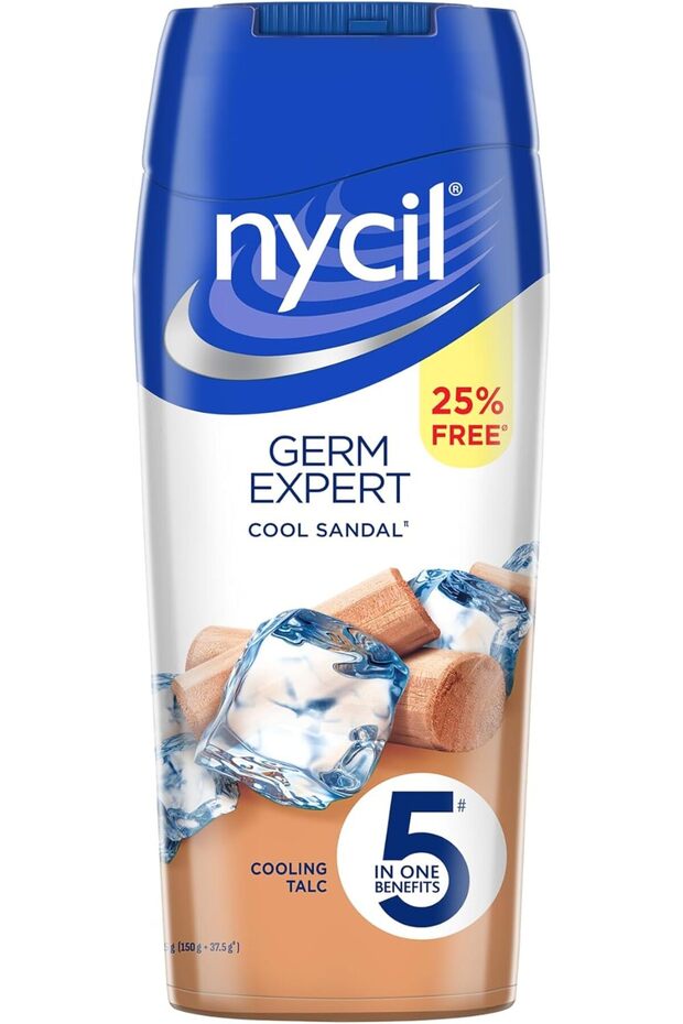 Germ Expert Cooling Talc - Cool Sandal 150 g (Get 25% Extra)
