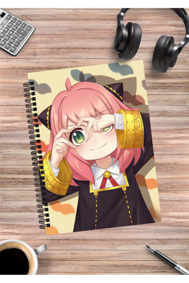Spy X Family Anya Yor Loid Forger Anime Spiral Notebook A5 (50 Sheets)