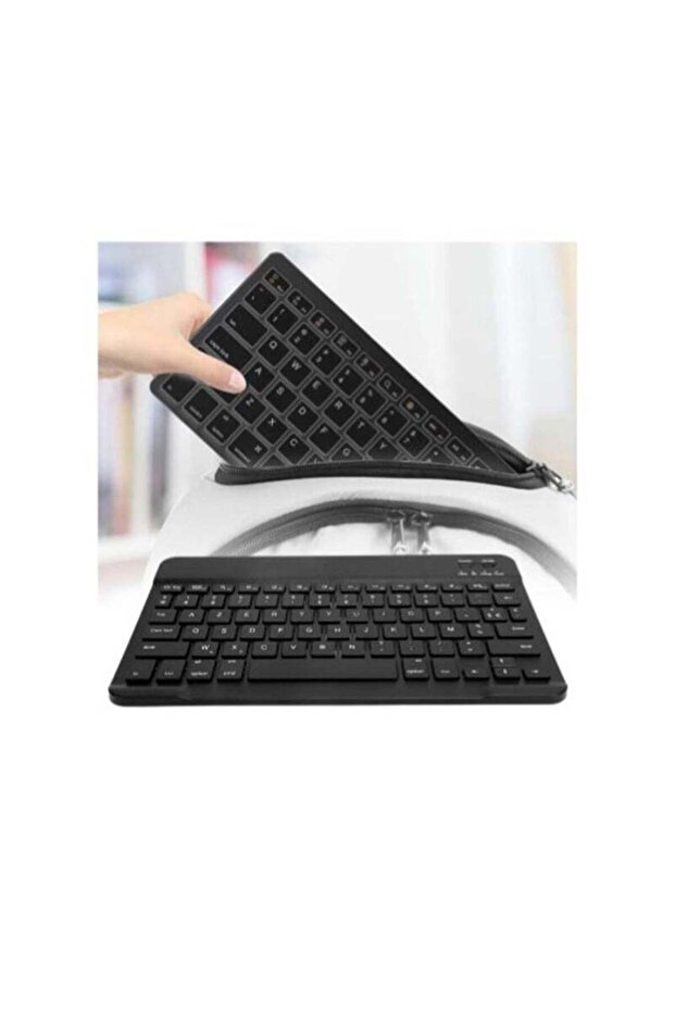 JOROBO 10 inch Wireless Keyboard, Portable Slip Resistant Panel Tablet Keyboard for Home Office for Phone tablets Smart Tv and projectors