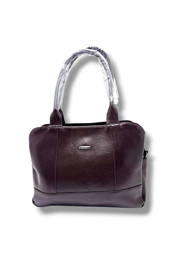 2022-26 Printed Leather Large Multi-Compartment Women's Shoulder Bag