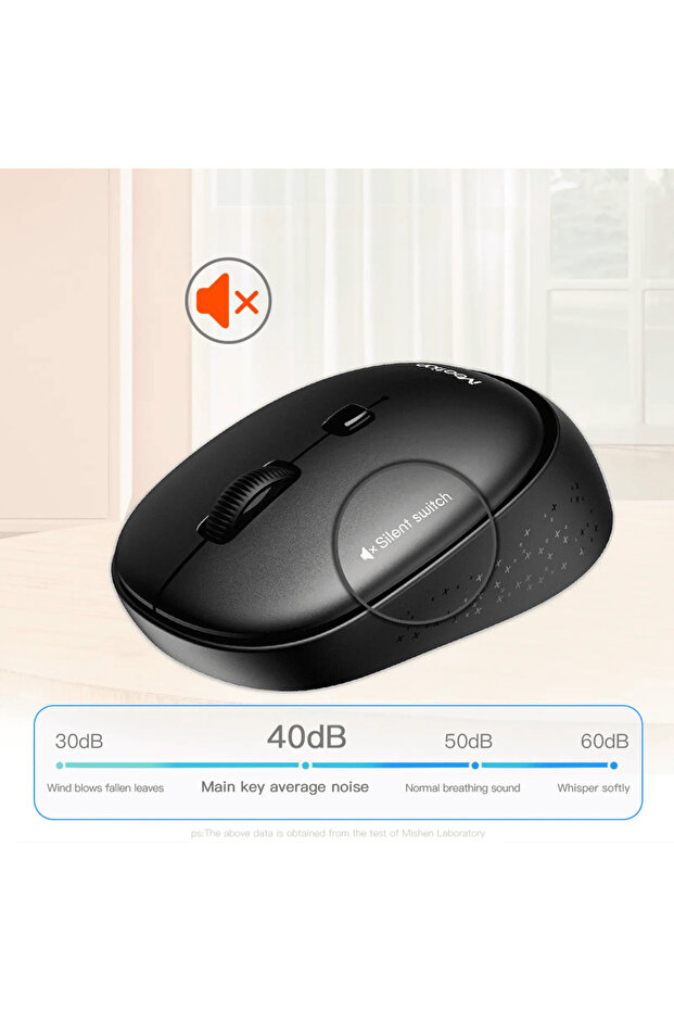 ماوس لاسلكي ميشن R571 أسود