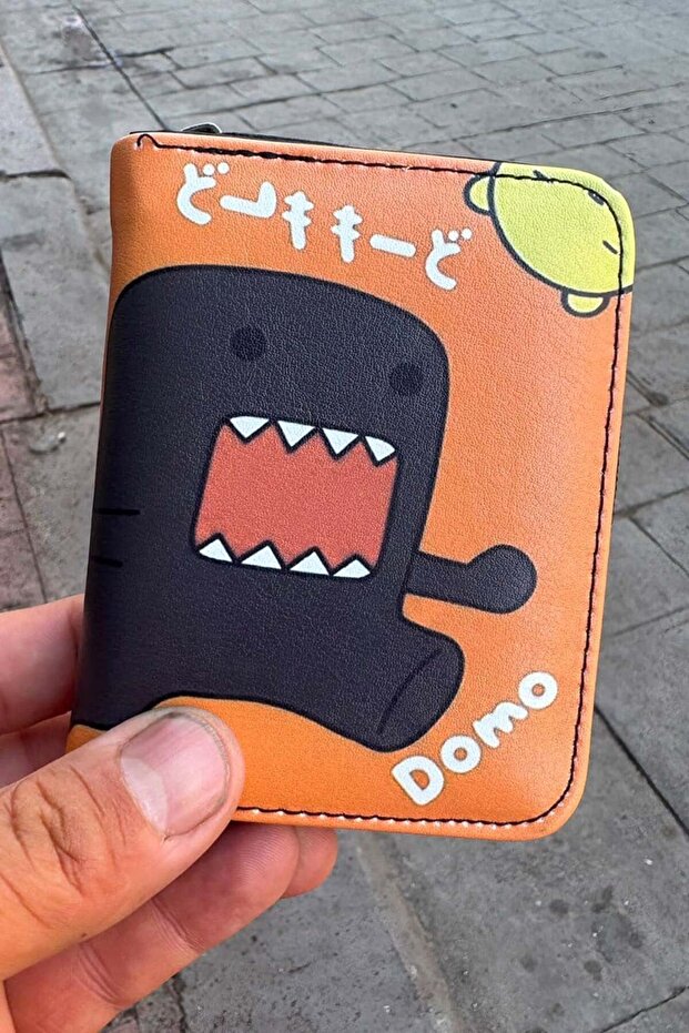 Orange What Domo Kun Unisex Wallet