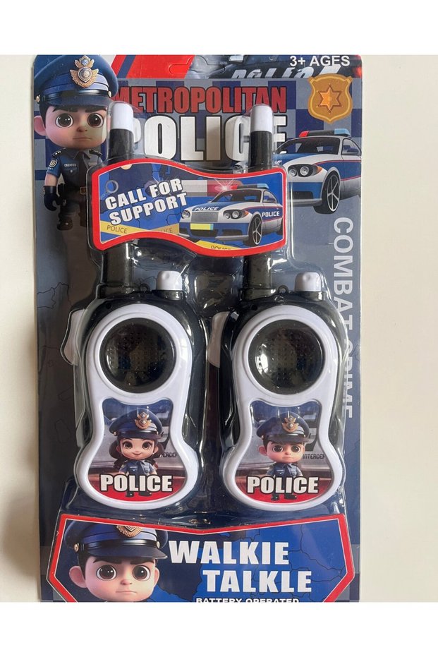 Military and Police Radio Set of 2 White