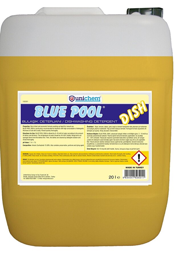 Blue Pool Bulaşık Deterjanı 20 L