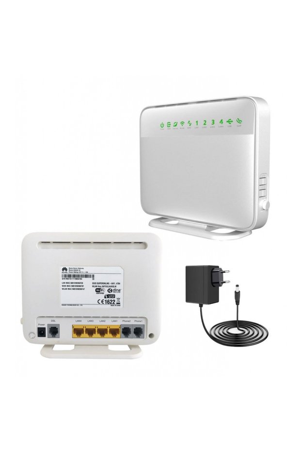 Huawei Hg658 V2, 4 Port, 2.4Ghz Wifi, 300Mbps, Internal Antenna, Vdsl2 Modem