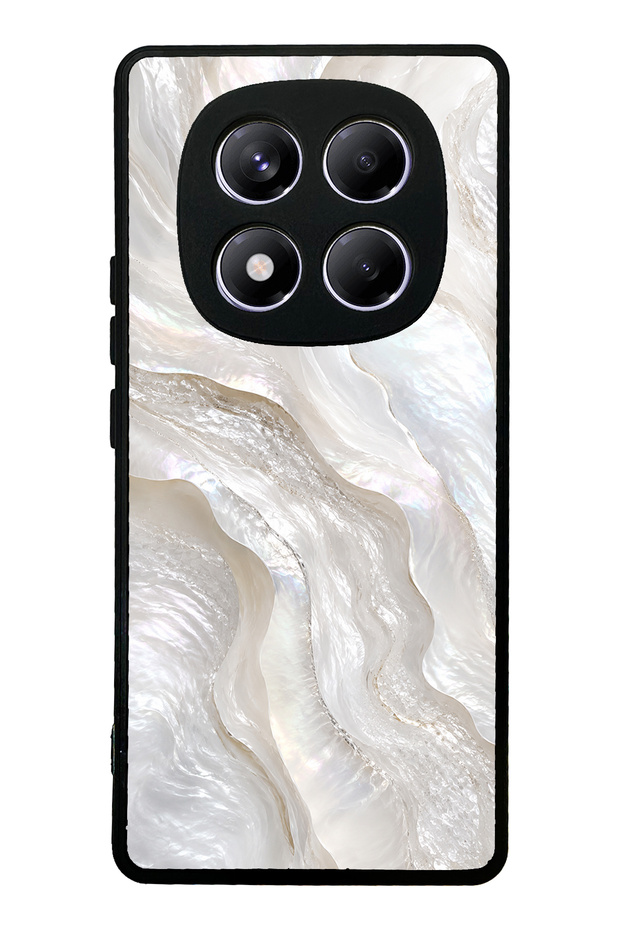 Xiaomi Redmi Note 14 Pro 4g Ivory Pearl Flow Design Glossy Phone Case