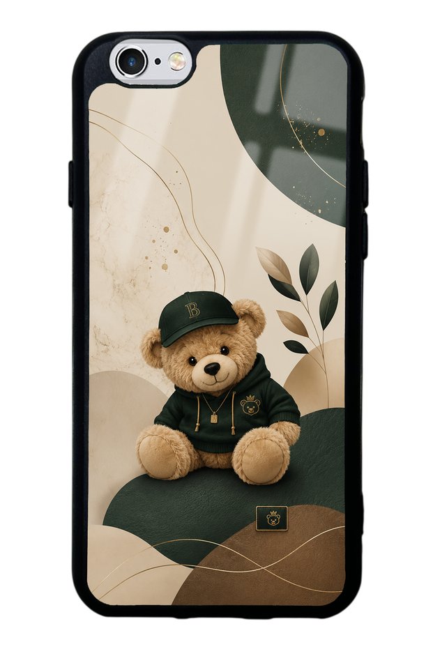 iPhone 6S Forest Teddy Design Glossy Phone Case