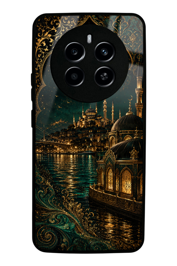Realme 12 Pro Emerald Bosphorus Palace Design Glossy Phone Case