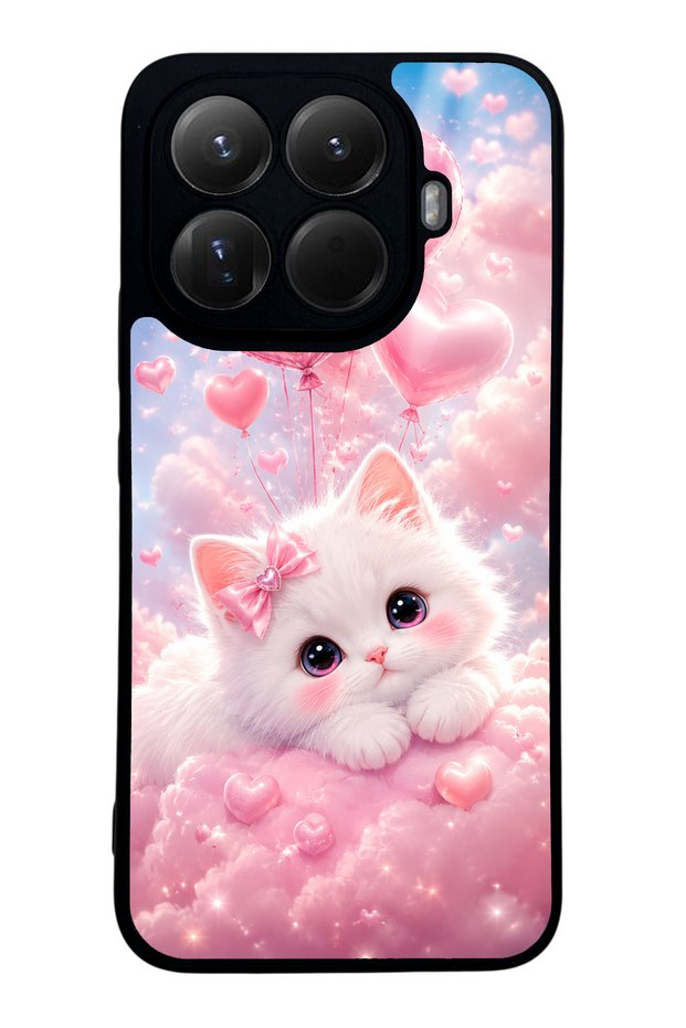 Xiaomi Mi 15t Pro Cupid Cloud Kitty Design Glossy Phone Case