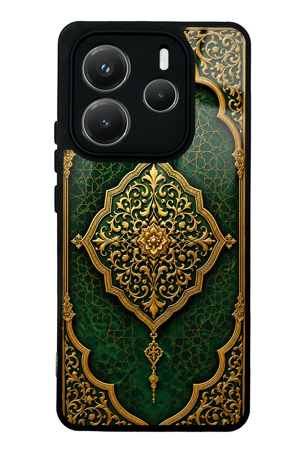 Xiaomi Redmi Note 14 5g Emerald Ottoman Majesty Design Glossy Phone Case