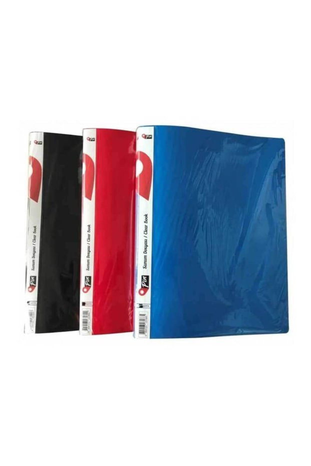 40-Piece Presentation File Set of 3 (Black-Blue-Red)