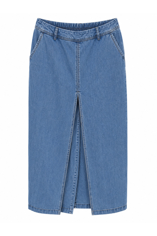 Plus Size Denim Women's Trousers