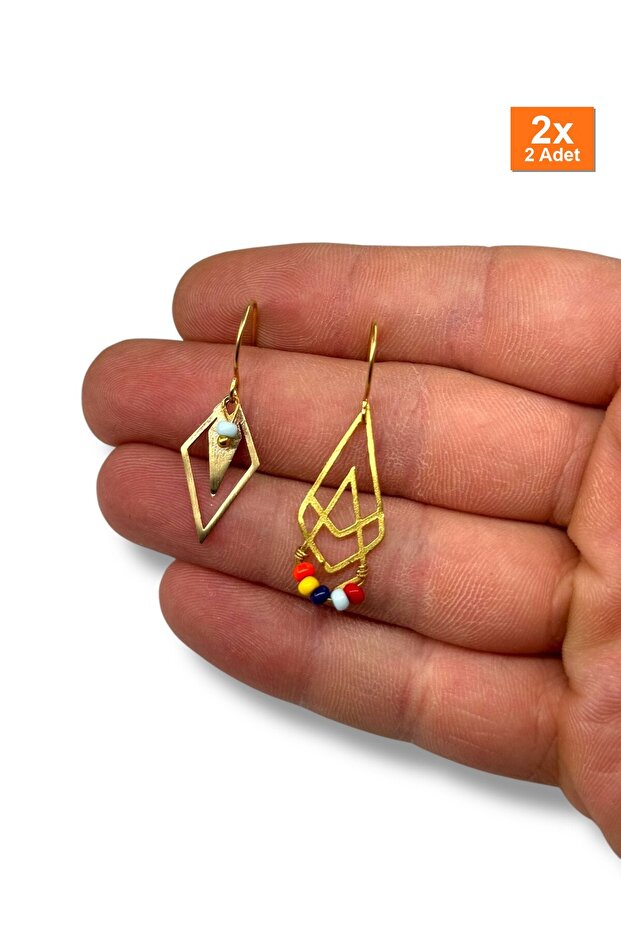 أقراط مصنوعة يدويًا بتصميم خاص كهدية