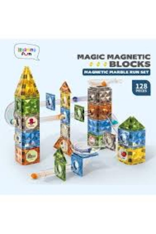 Manyetik Stem Manyetik Bloklar 128 Parça