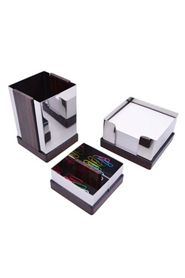 Yucetem pen holder 4 piece set with paper clips