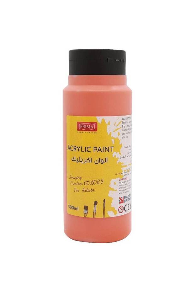 Acrylic Paint Prima Orange 500 ml