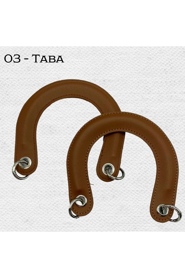 Dyor Bag Handle with Faux Leather Ring 03 Tan