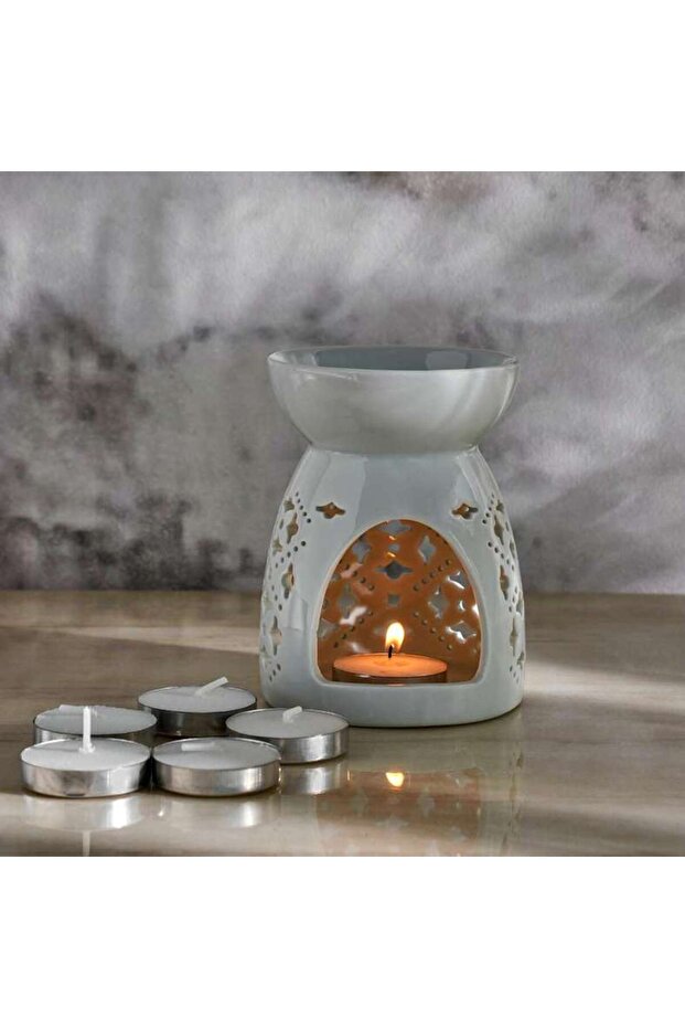 Essential Unscented 100-Piece T-Light Candle 7.5gm - White - 3.5 Hrs