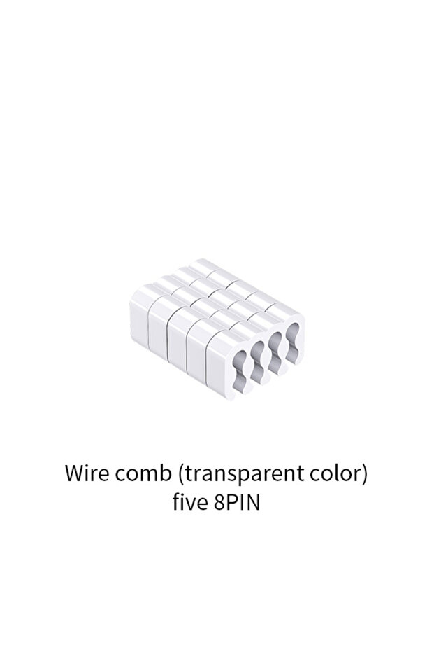 8px5-White LDPCSJ Cable Comb Computer Power Supply Module Cable Comb Motherboard 24PIN Cable Organiz